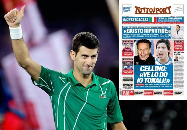 Djokovic Italija
