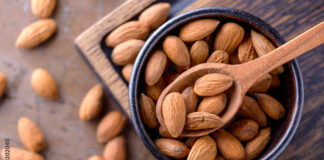 Almonds and nutcracker