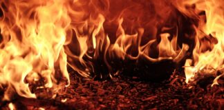 red flame