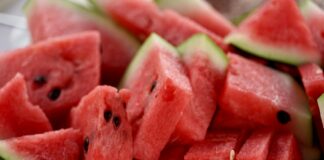 watermelon close-up photography