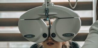 white eye testing machine