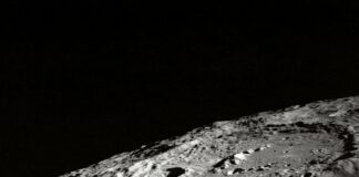 photo of moon surface