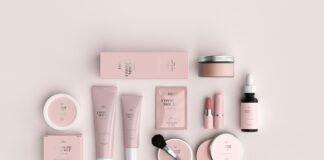 pink and black makeup brush set