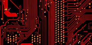 red and black abstract illustration