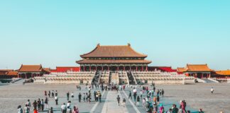 people at Forbidden City in China during daytime