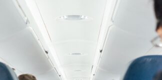 people sitting inside plane