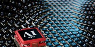 A micro processor sitting on top of a table