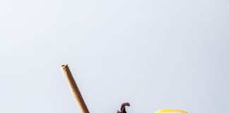 strawberry juice with sliced oranges