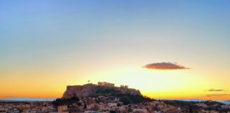city buildings during golden hour