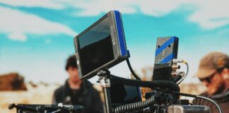 black digital video camera