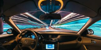 time lapse photography of man riding car