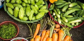 bundle of assorted vegetable lot