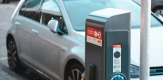 black and gray automatic motor scooter