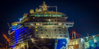 cruise ship dock on pier