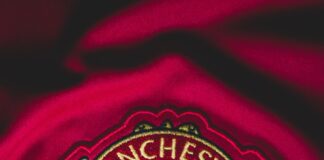 red Manchester United shirt