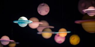 assorted planet decor