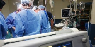 doctors doing surgery inside emergency room