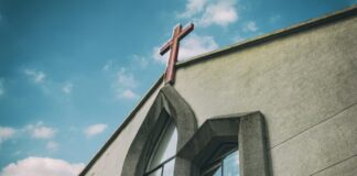 gray concrete church