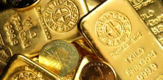 gold and silver round coins