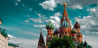 St. Basil's Cathedral at daytime