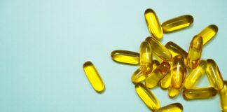 brown and yellow medication tablets