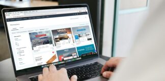 person using MacBook Pro