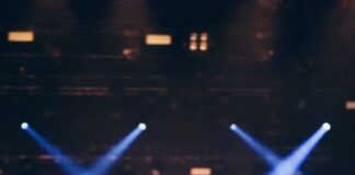 silhouette photography of concert