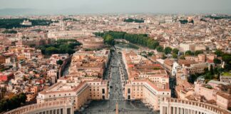 aerial photography of city