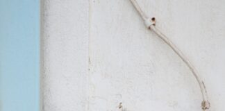 photo of white electric meter
