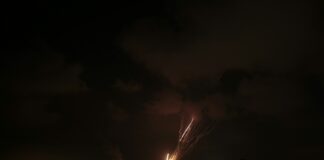 fireworks in the sky