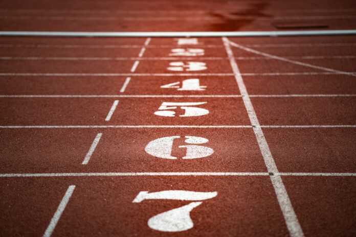 brown track and field