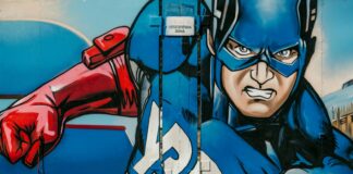 Captain America graffiti