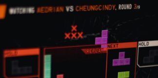 a close up of a computer screen with a game on it