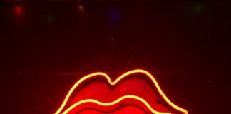 Rolling Stone LED light signage