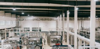 a factory filled with lots of machines and equipment