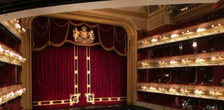 people sitting on chairs inside building