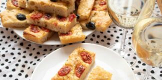 sliced bread on white ceramic plate