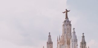 people walking near church during daytime