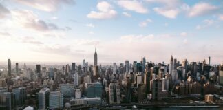 aerial photography of Empire State building