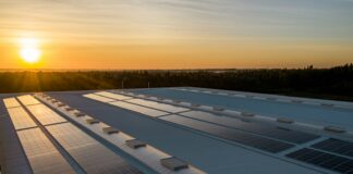 black and white solar panels