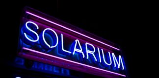 Solarium Sunbed LED signage