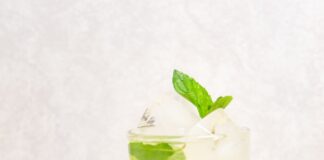 clear drinking glass with lemon juice