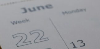 June calendar