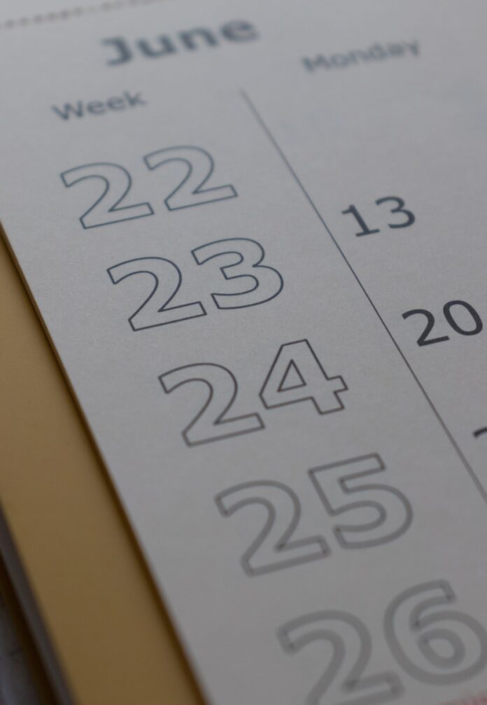 June calendar