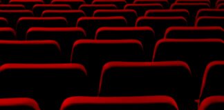 red chairs in a stadium
