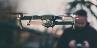 DJI Mavic Pro floating