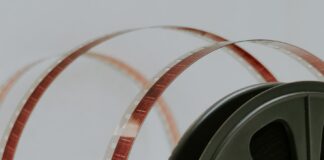 red and gray camera film