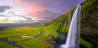 waterfalls at daytime