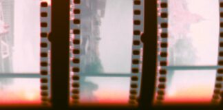 a group of films stacked on top of each other